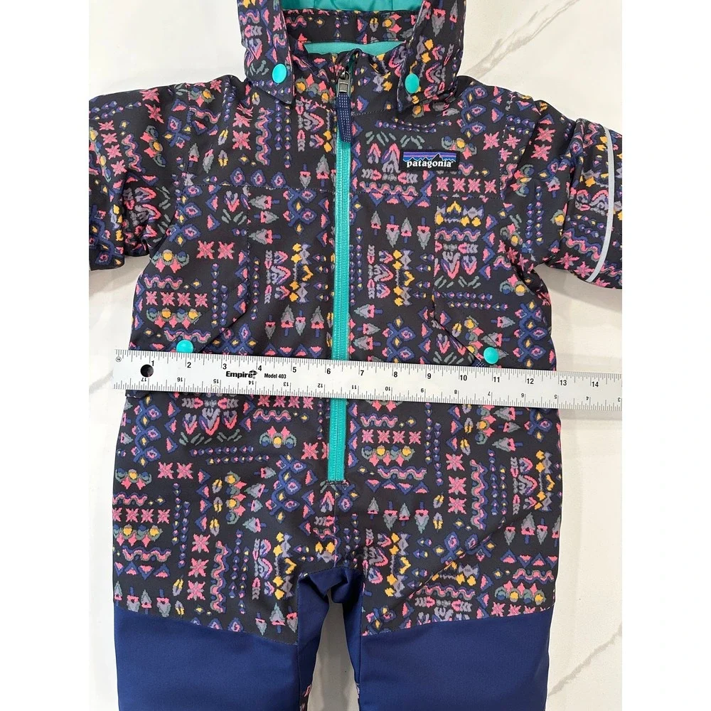NWOT Patagonia Snow Pile 1-Piece Puffy Bunting Waterproof Suit Rare Pattern 3-6M